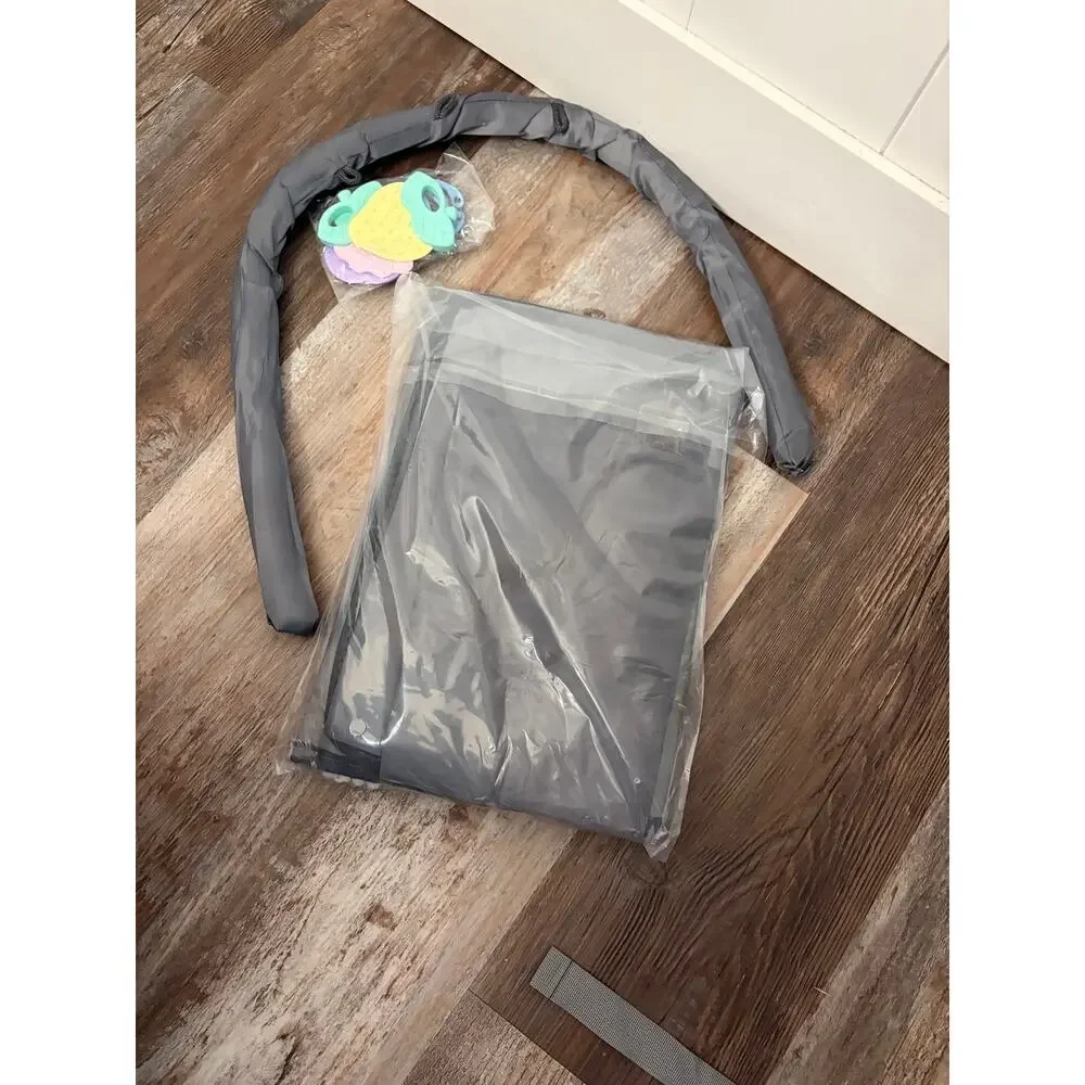 Good Mum Gray Backpack Diaper Bag Adjustable Strap changing station USB NWOT